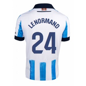 Real Sociedad Robin Le Normand #24 Hemmakläder 2023-24 Kortärmad